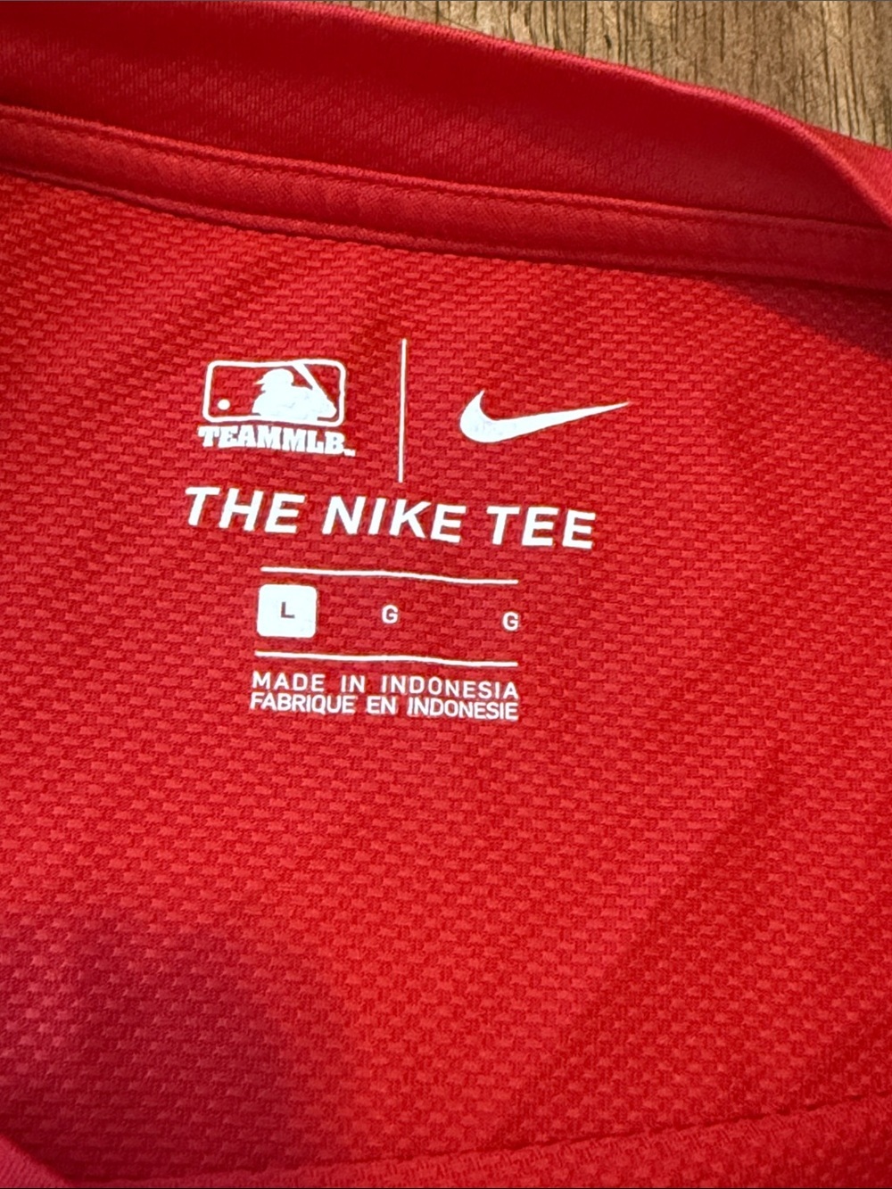 Nike Red Phillies Script Performance Tee - Picture 2 of 4